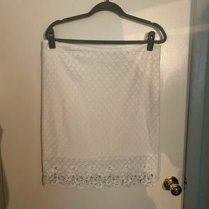 White lace skirt ✨